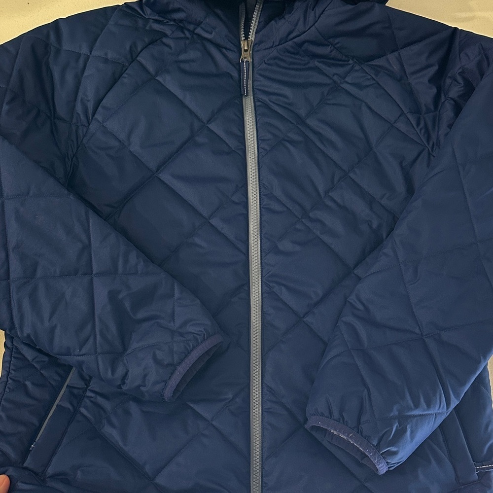 Unisex REI Kids' Quilted Navy Puffer Jacket